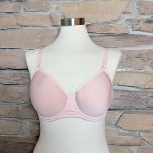 Gratlin Nursing Bra Pink Underwire Comfort Support Adjustable Straps 34D